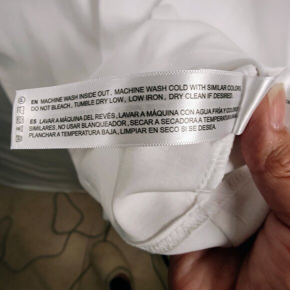 Denim & Flower Ricky Singh Men's XL White Short Sleeve T-Shirt NWT - Picture 8 of 9